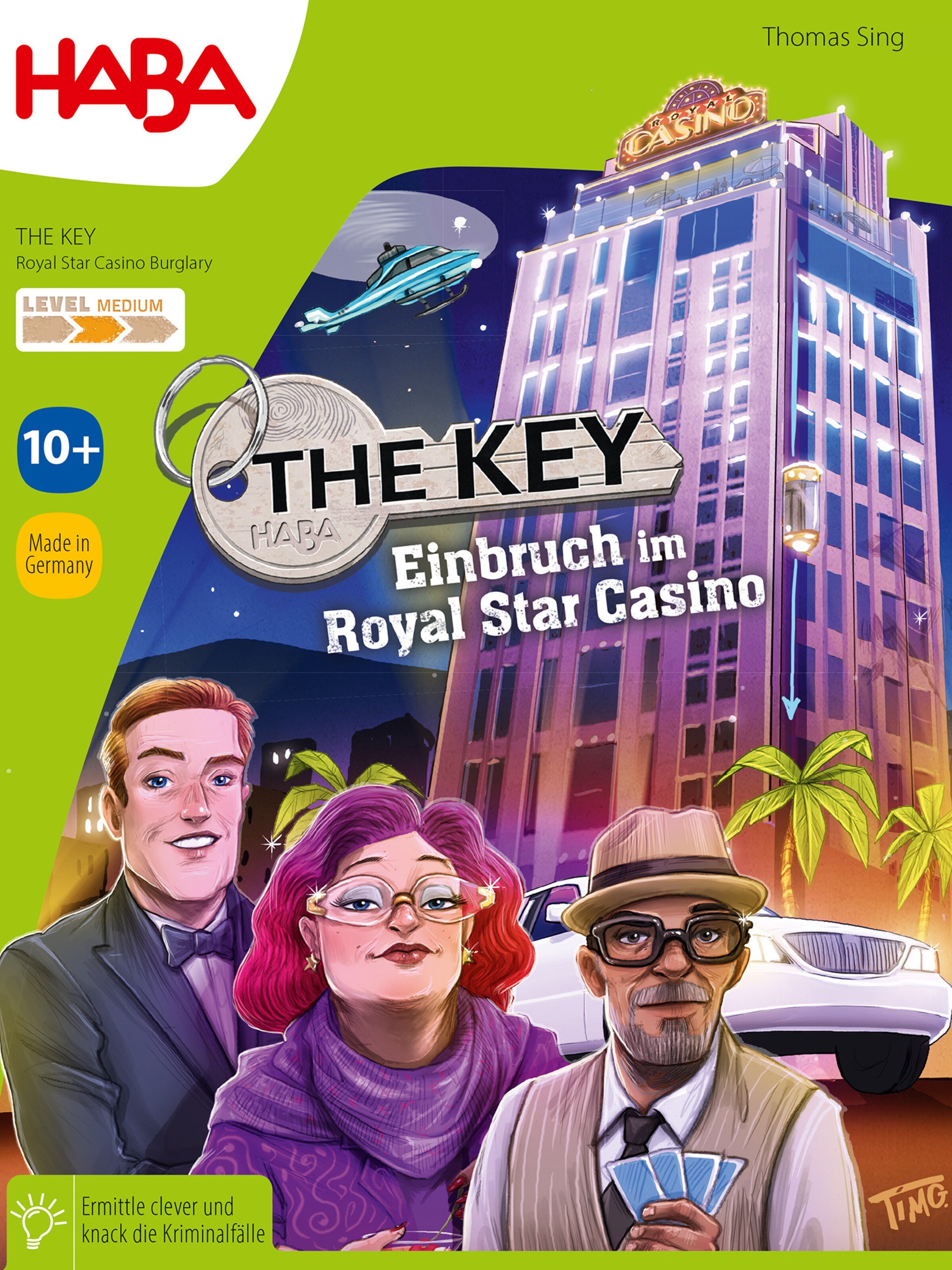 HABA Spiel ' The Key – Einbruch im Royal Star Casino ' in Mischfarben: Vorderseite