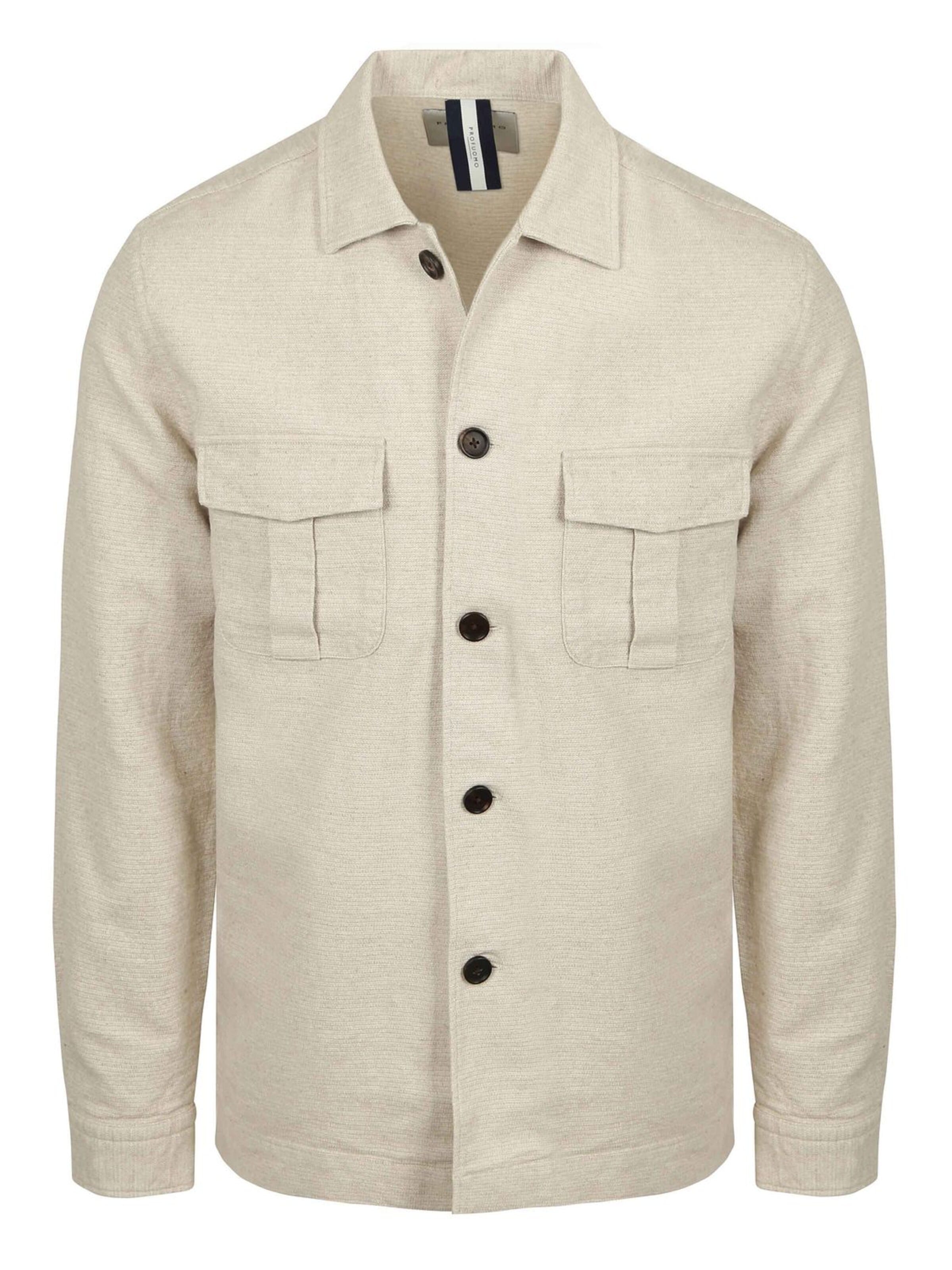 Profuomo Strickjacke‌‌‌‌ in Beige: Vorderseite
