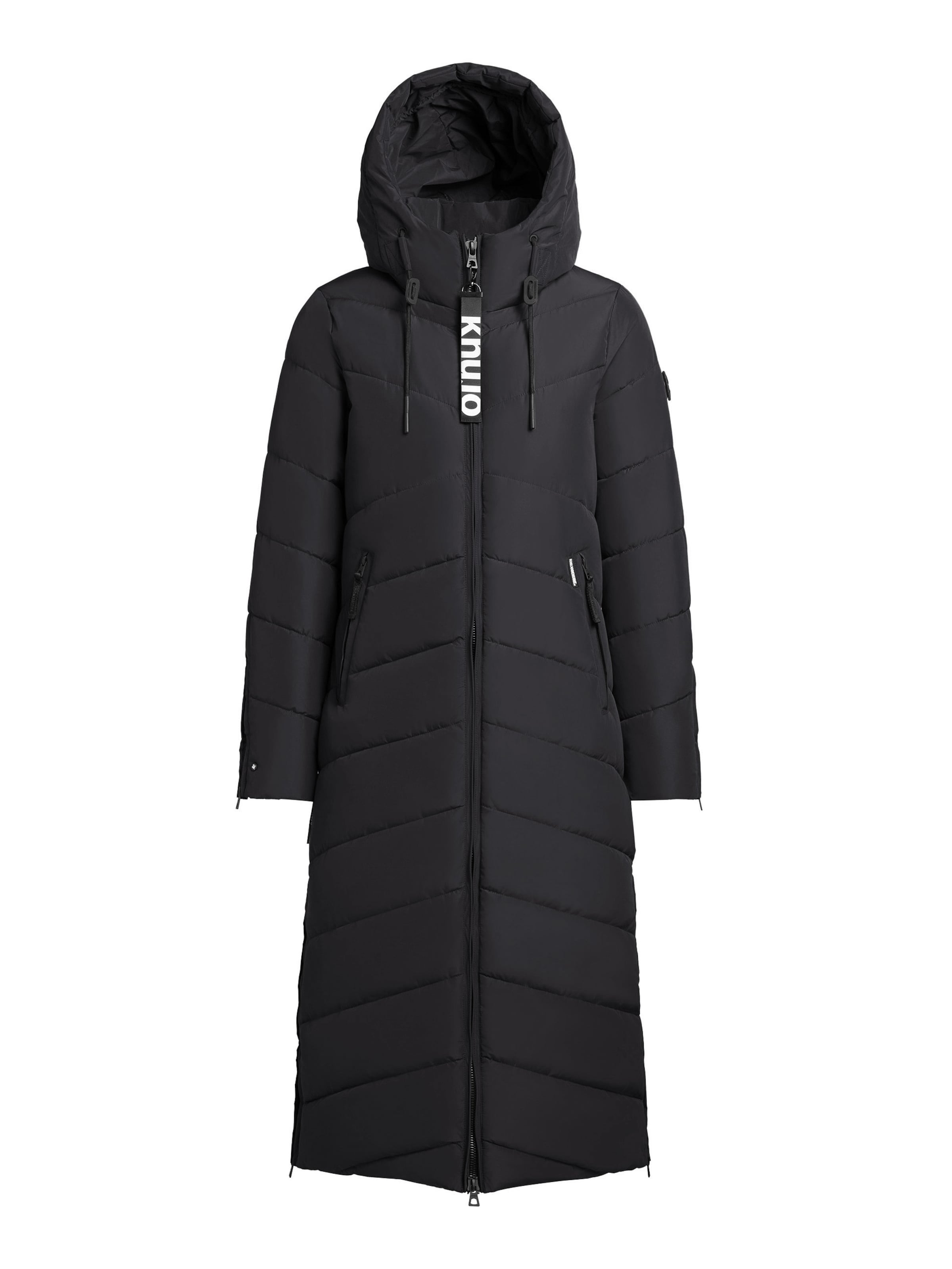khujo Winter Coat 'Stama' in Black: front