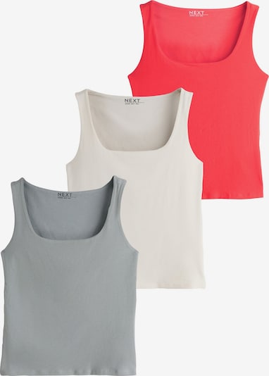 Palaidinė be rankovių iš Next, spalva – pilka / šviesiai pilka / raudona, Prekių apžvalga