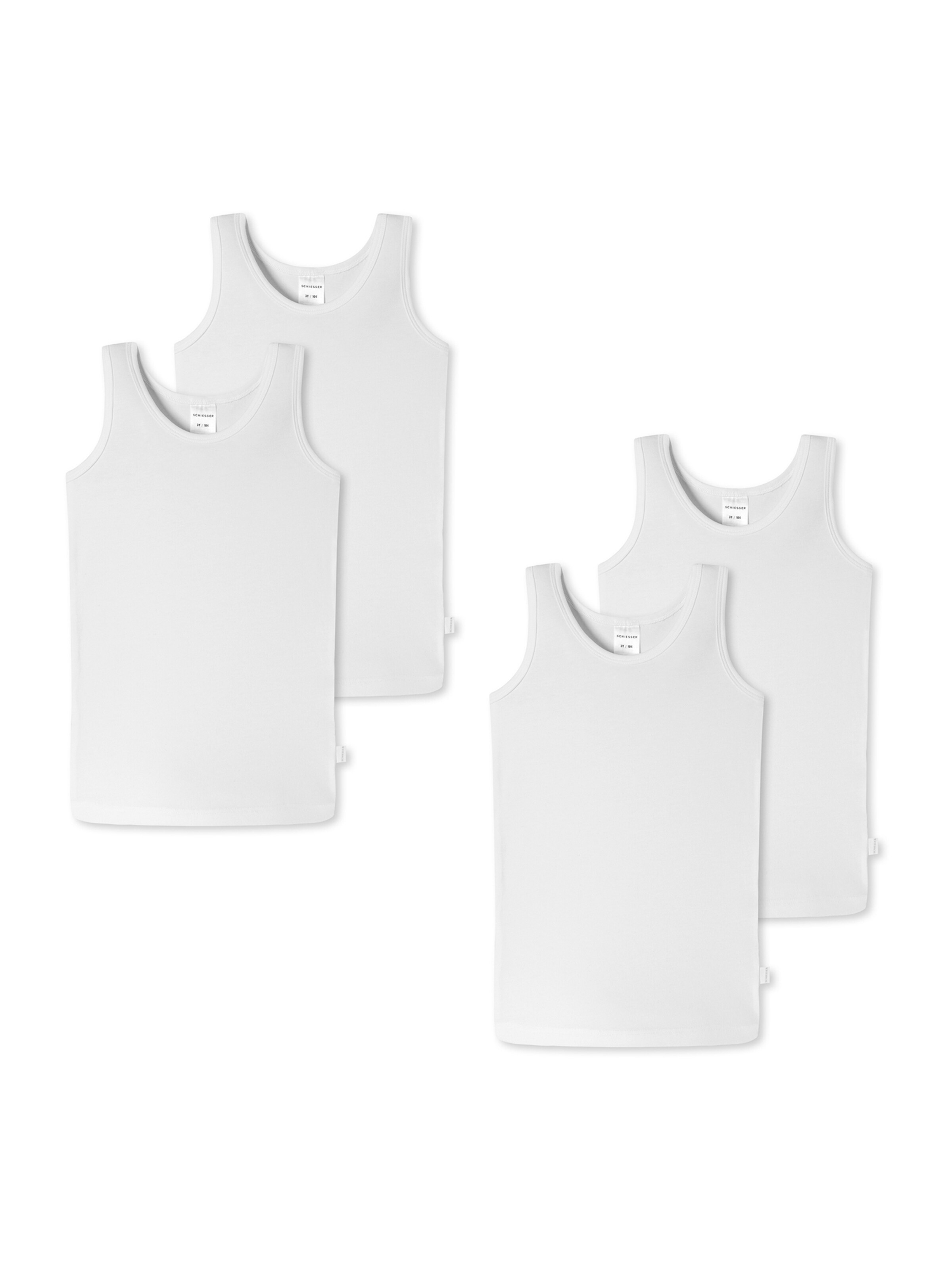 SCHIESSER Undershirt in White: front