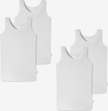 Maillot de corps SCHIESSER en blanc : devant