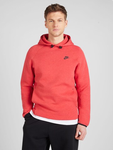 Sweat-shirt Nike Sportswear en rouge : devant