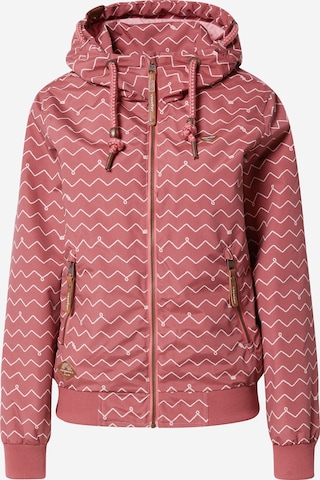 RagwearTehnička jakna 'NUGGIE' - roza boja: prednji dio
