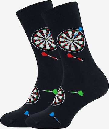 Chaussettes 'Darts' EWERS en noir : devant