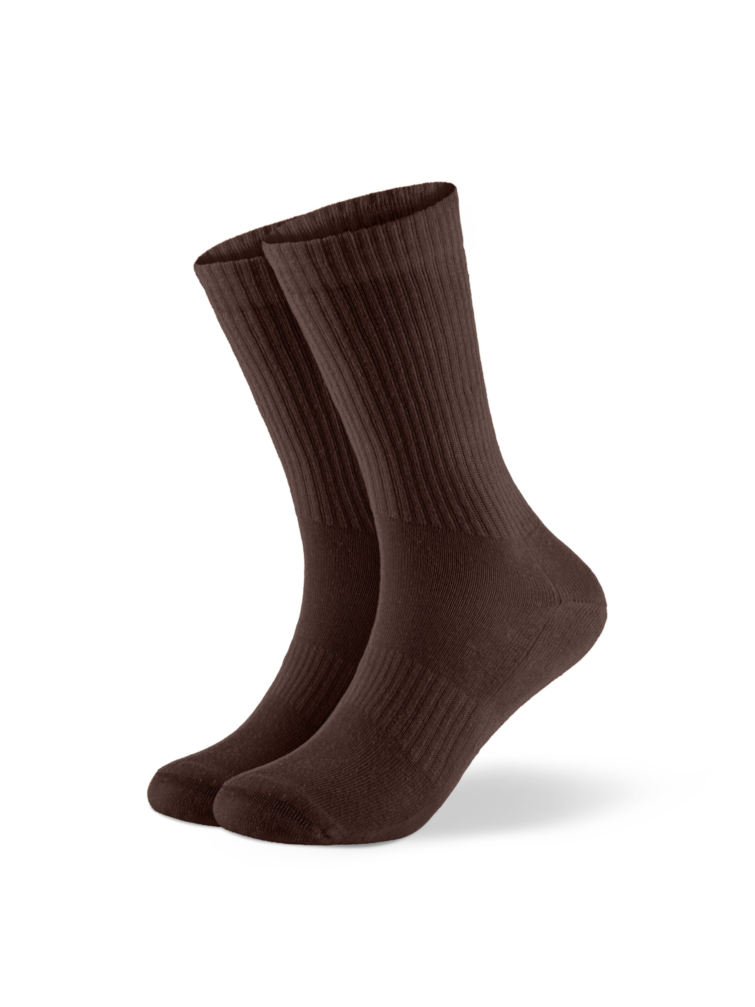 Von Jungfeld Socks 'CASUAL CLASSIC' in Brown: front
