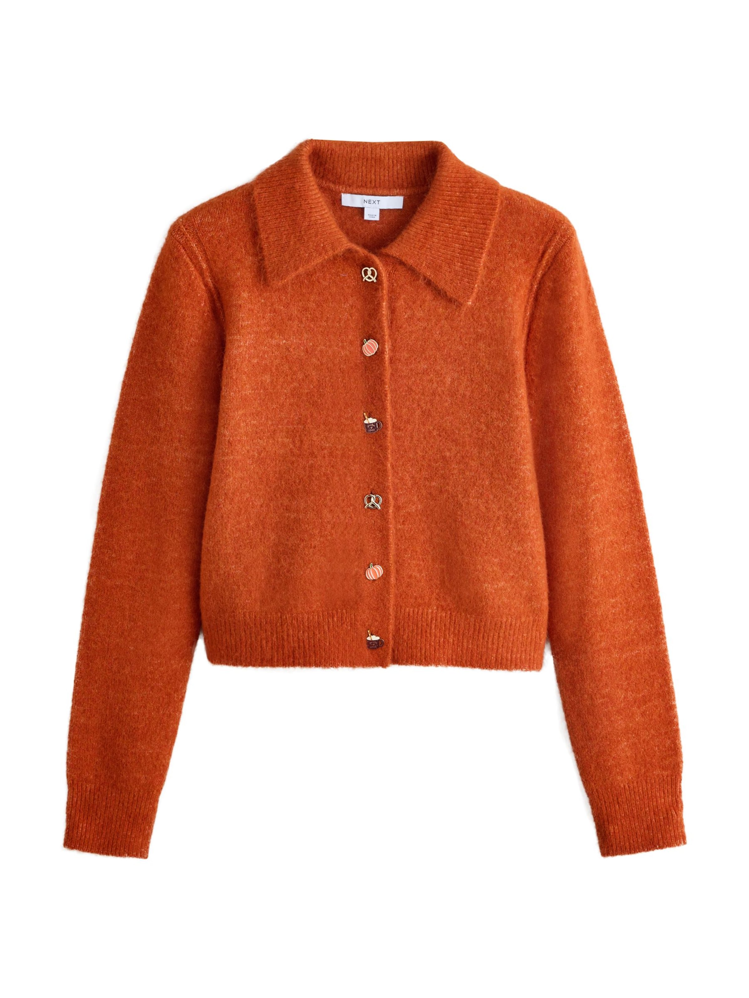 Cardigan Next en orange : devant