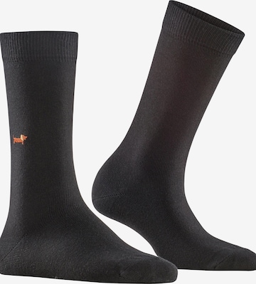 BURLINGTON Socks 'Brit Style' in Black: front