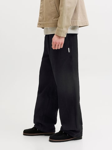 JACK & JONES - Pierna ancha Pantalón en negro