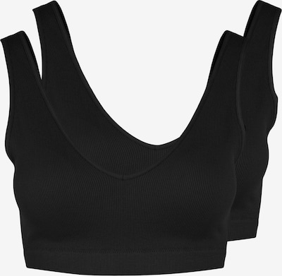 PIECES BH 'SYMMI' in schwarz, Produktansicht