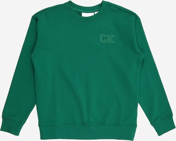 Calvin Klein Jeans Sweatshirt in Green: front