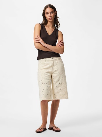 Baggy Jean 'PCElla' PIECES en beige