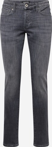 JACK & JONES Slimfit Jeans 'GLENN CON' in Grijs: voorkant