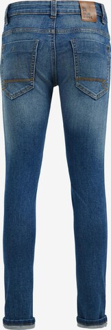 WE Fashion Slimfit Jeans 'Hector Dragon' in Blau