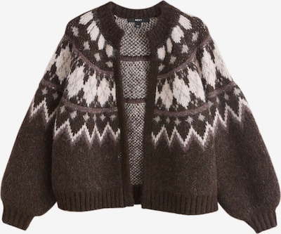 Next Strickjacke in L-XL in beige / schoko, Produktansicht