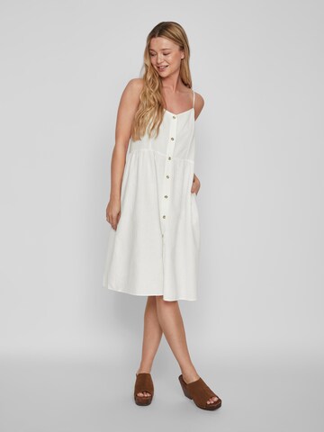 VILA Καλοκαιρινό φόρεμα 'PRISILLA' σε λευκό