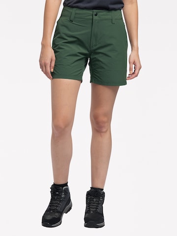 Haglöfs Regular Outdoor Pants 'Amfibious' in Green: front