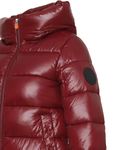SAVE THE DUCK Winter Jacket 'LOVE' in Red