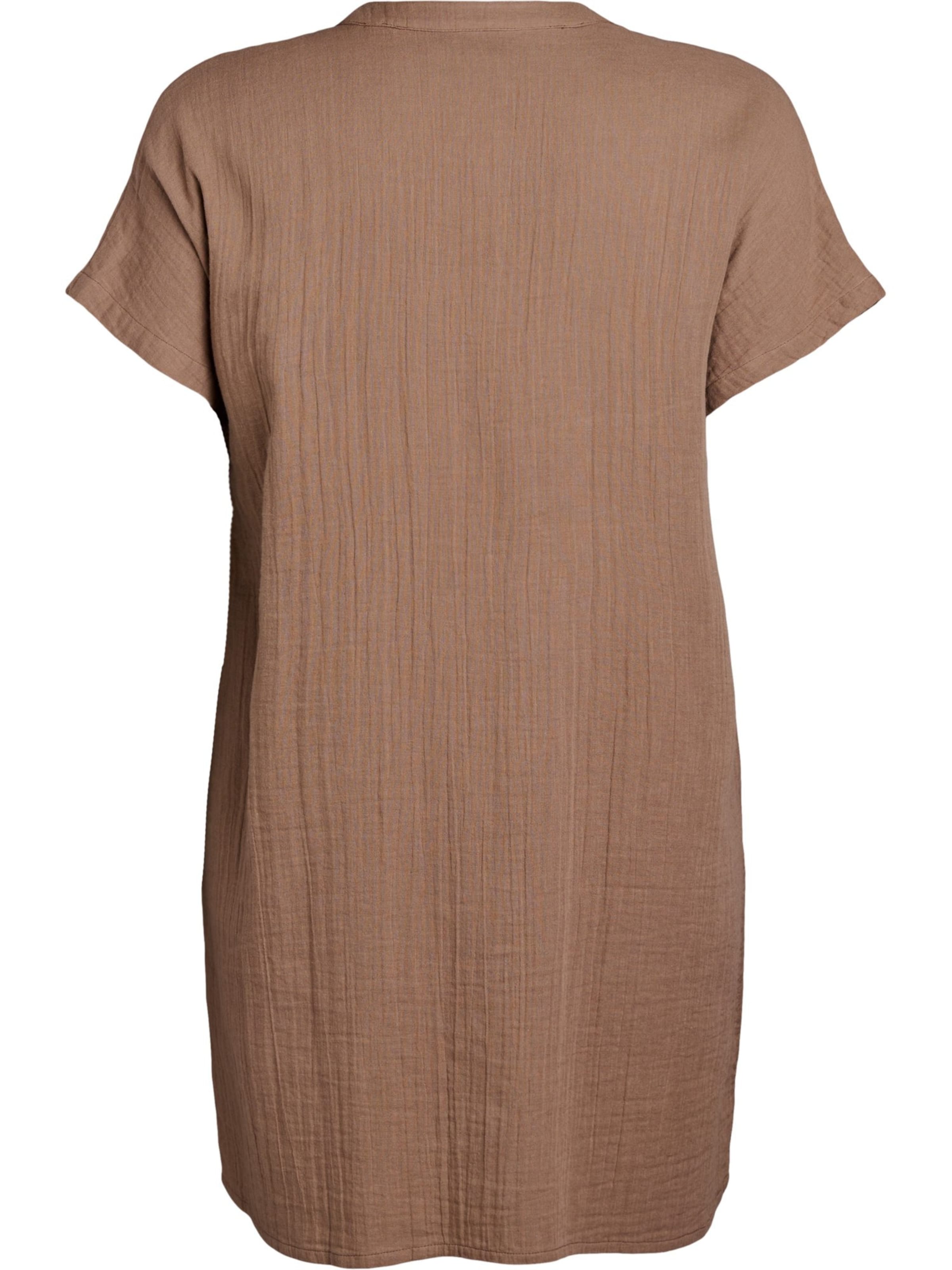 Zizzi Tunika 'Vviva' in Braun