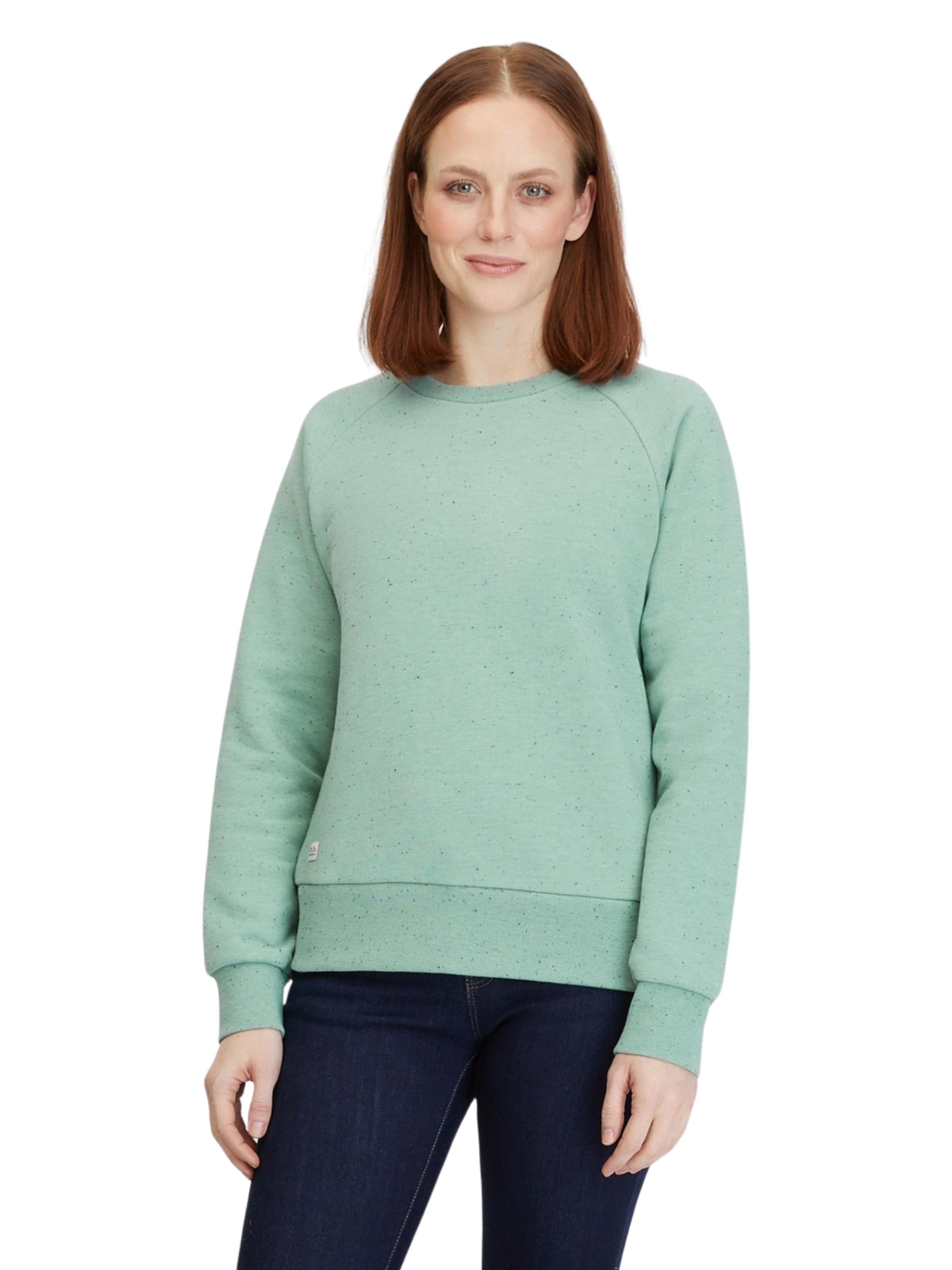 Ragwear Sweatshirt 'Joann' in Groen: voorkant