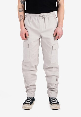Prohibited Regular Cargo Pants in Grey: front
