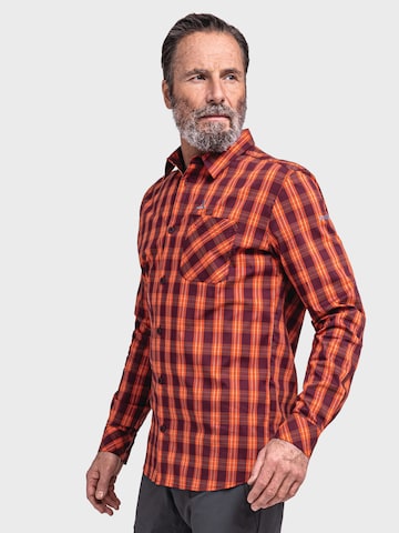 Schöffel Regular fit Functioneel overhemd 'Hobra' in Rood