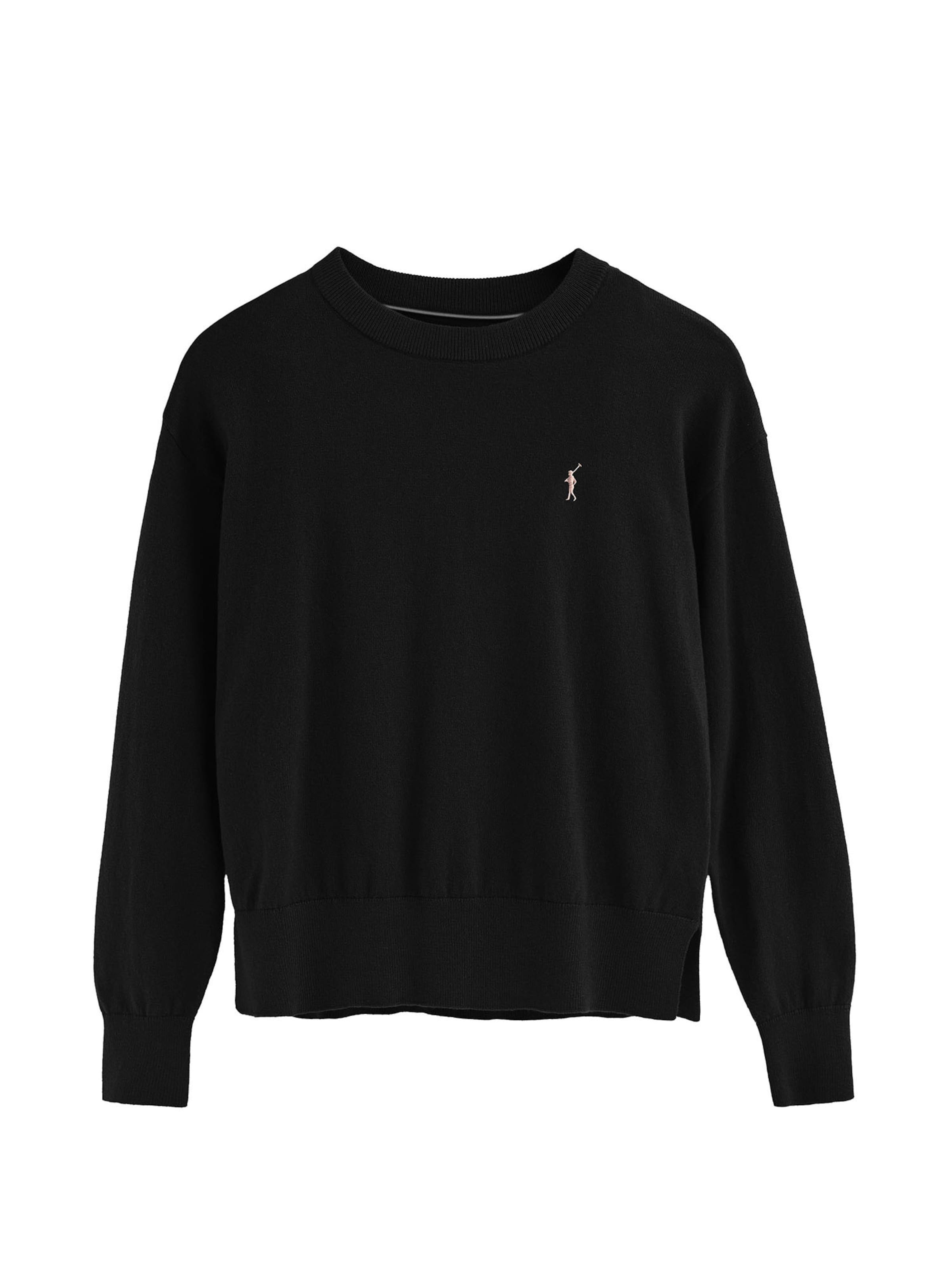 Polo Club Pullover in Schwarz: Vorderseite