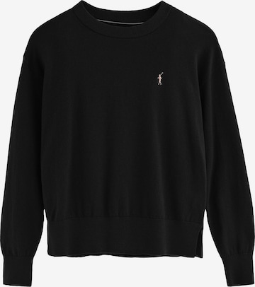 Polo Club Sweater in Black: front