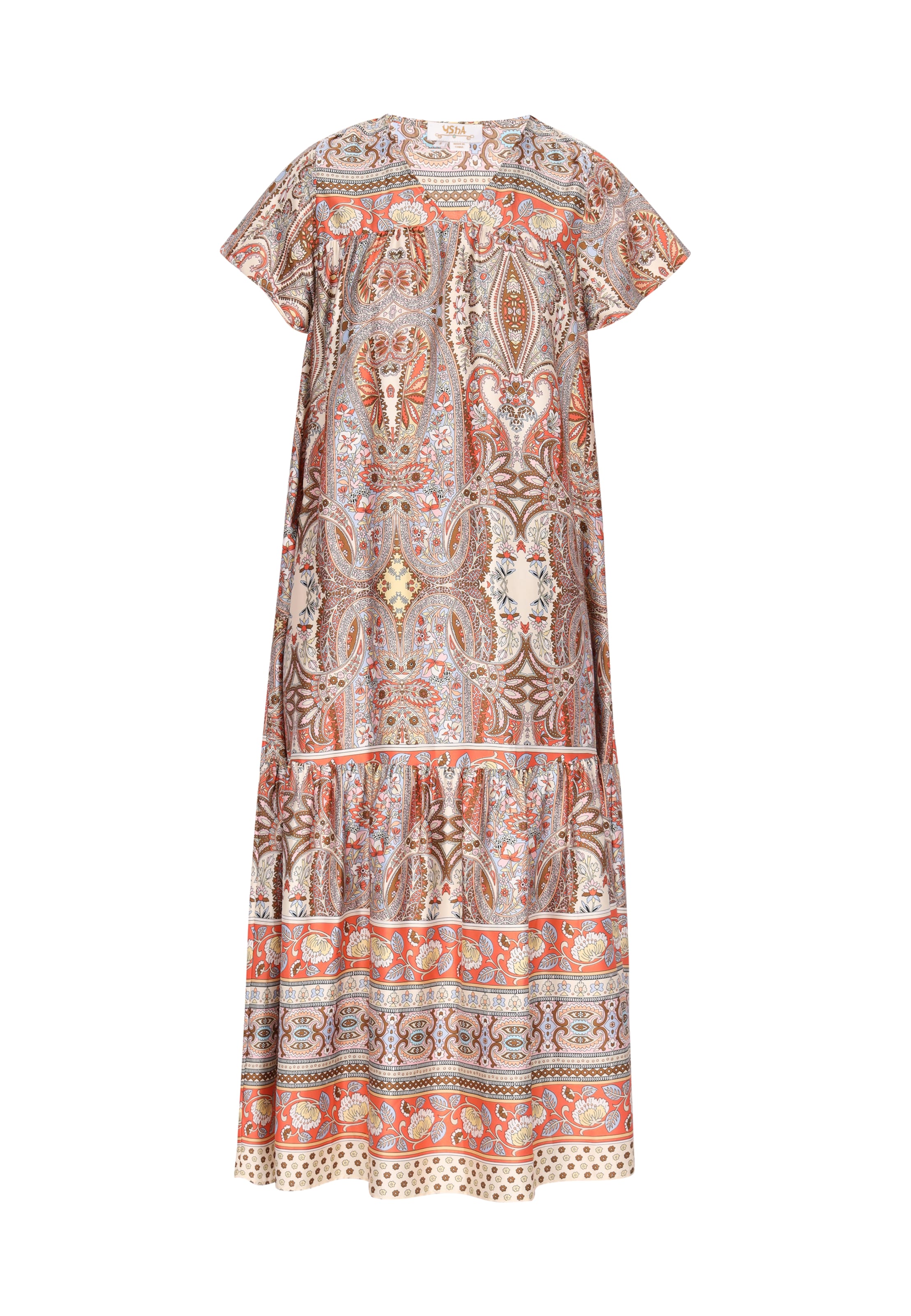 Robe d’été usha FESTIVAL en mélange de couleurs : devant