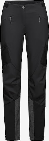 MAMMUT Regular Outdoorhose ‘Aenergy Hybrid’ in Schwarz: Vorderseite