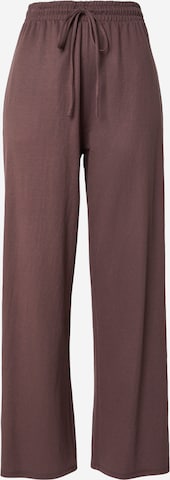 ONLY Широкий Штаны 'ONLJANY' в Коричневый: спереди