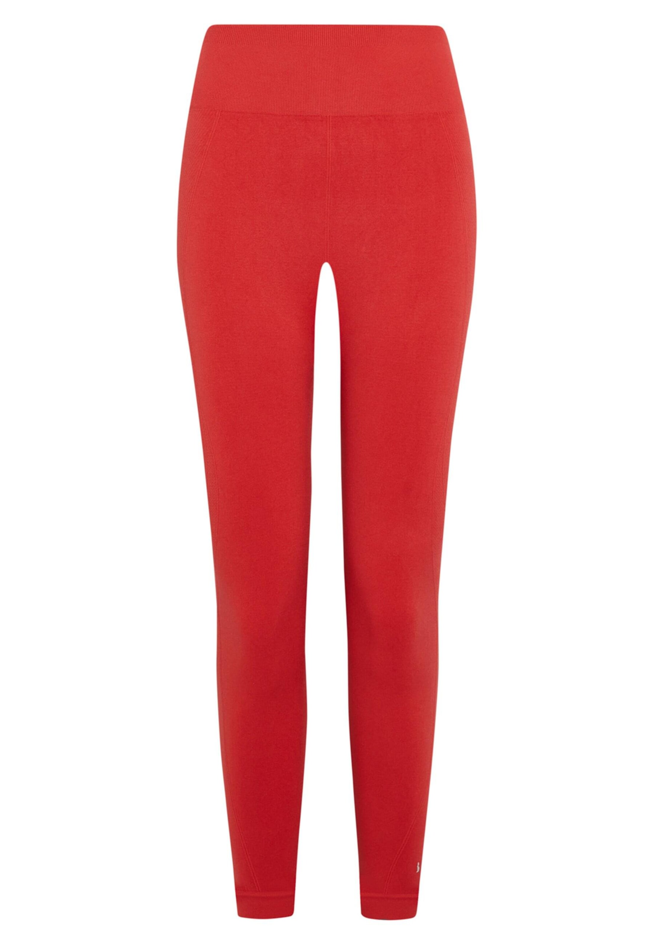 Born Living Yoga Skinny Leggings 'Blume' in Red: front