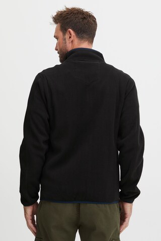 FQ1924 Fleece jas 'Luis' in Zwart