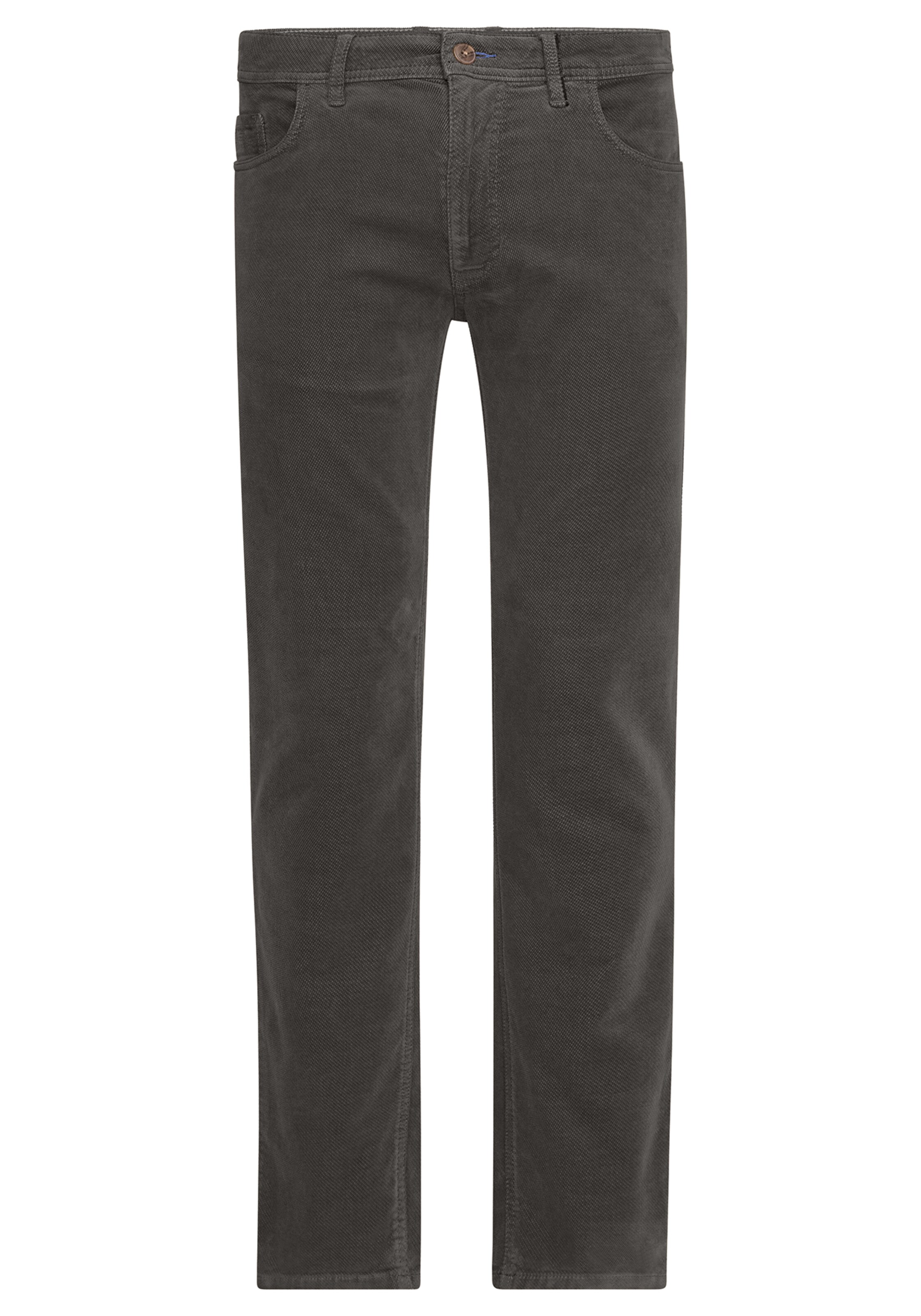 REDPOINT Regular Pants in Grey: front