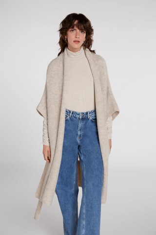 OUI Knitted Coat in Grey: front