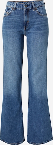 ESPRIT Flared Jeans in Blauw: voorkant