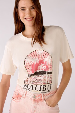 T-shirt OUI en beige