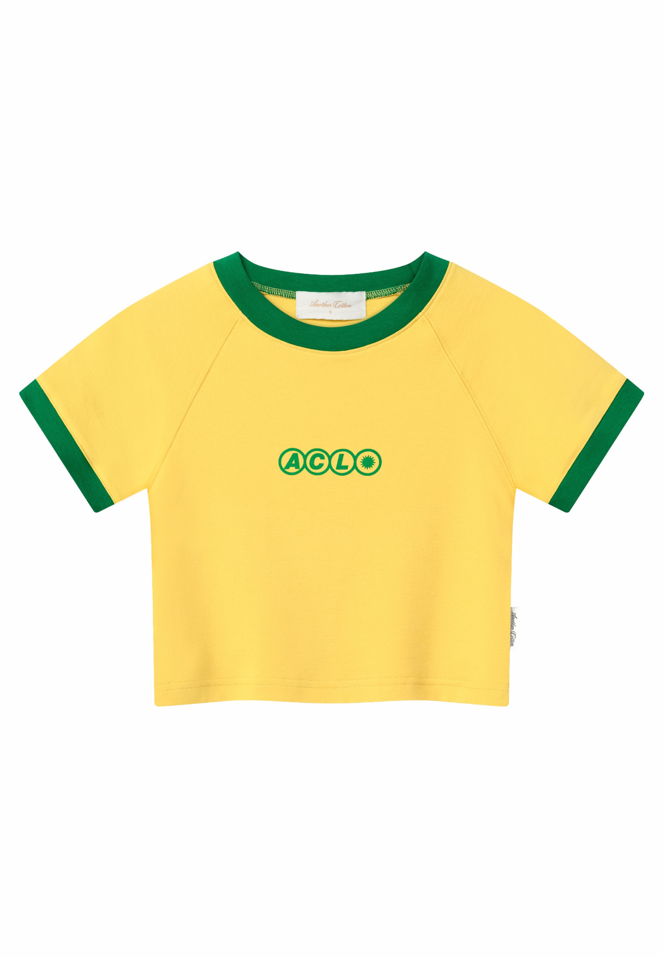 Another Cotton Lab Camisa 'Carrer Del Sol' em L em amarelo / verde, Vista do artigo