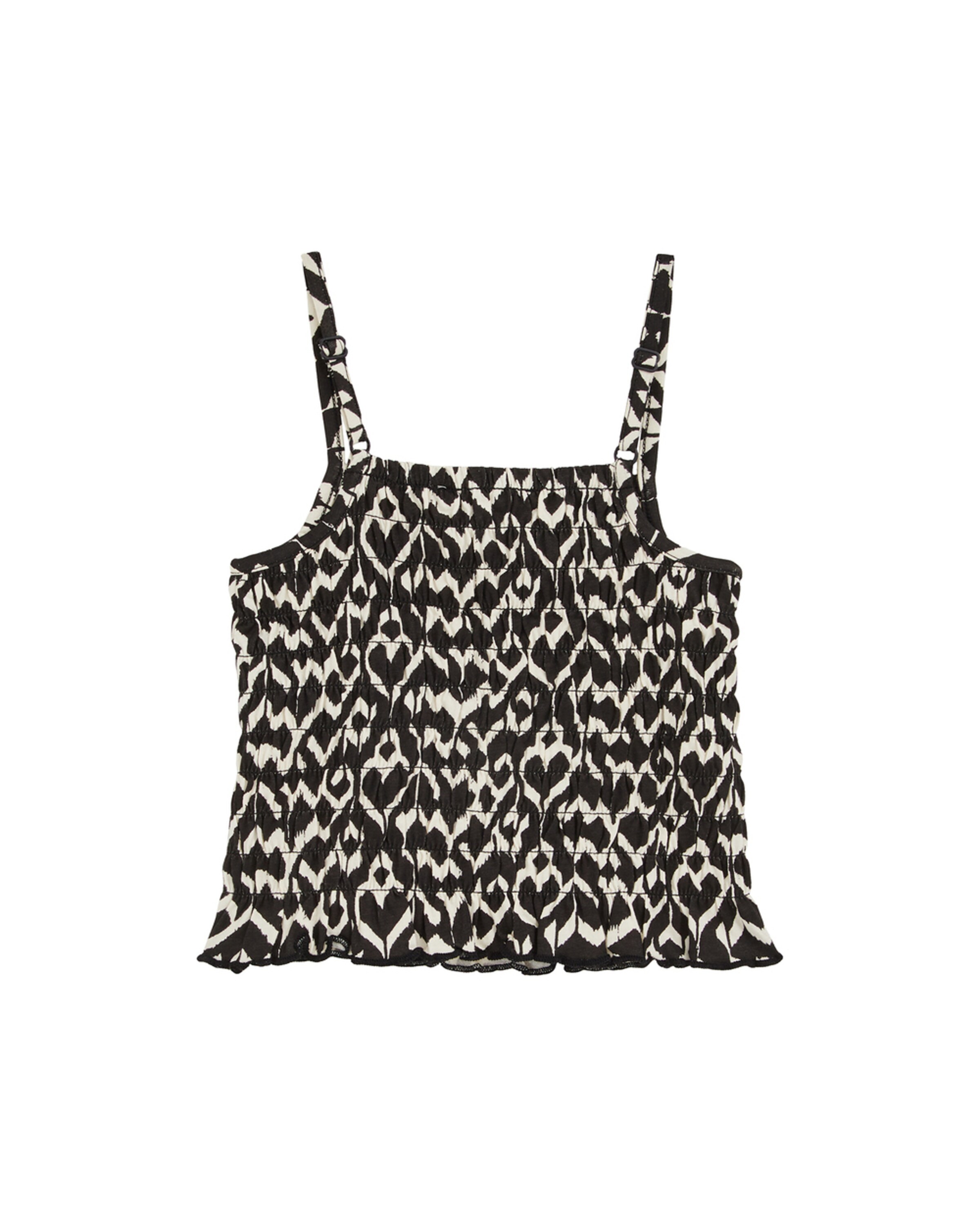 Top de la WE Fashion pe negru