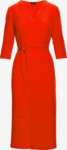 Rochie 'Sukienka z kopertowym motywem' de la Stylove pe portocaliu: față