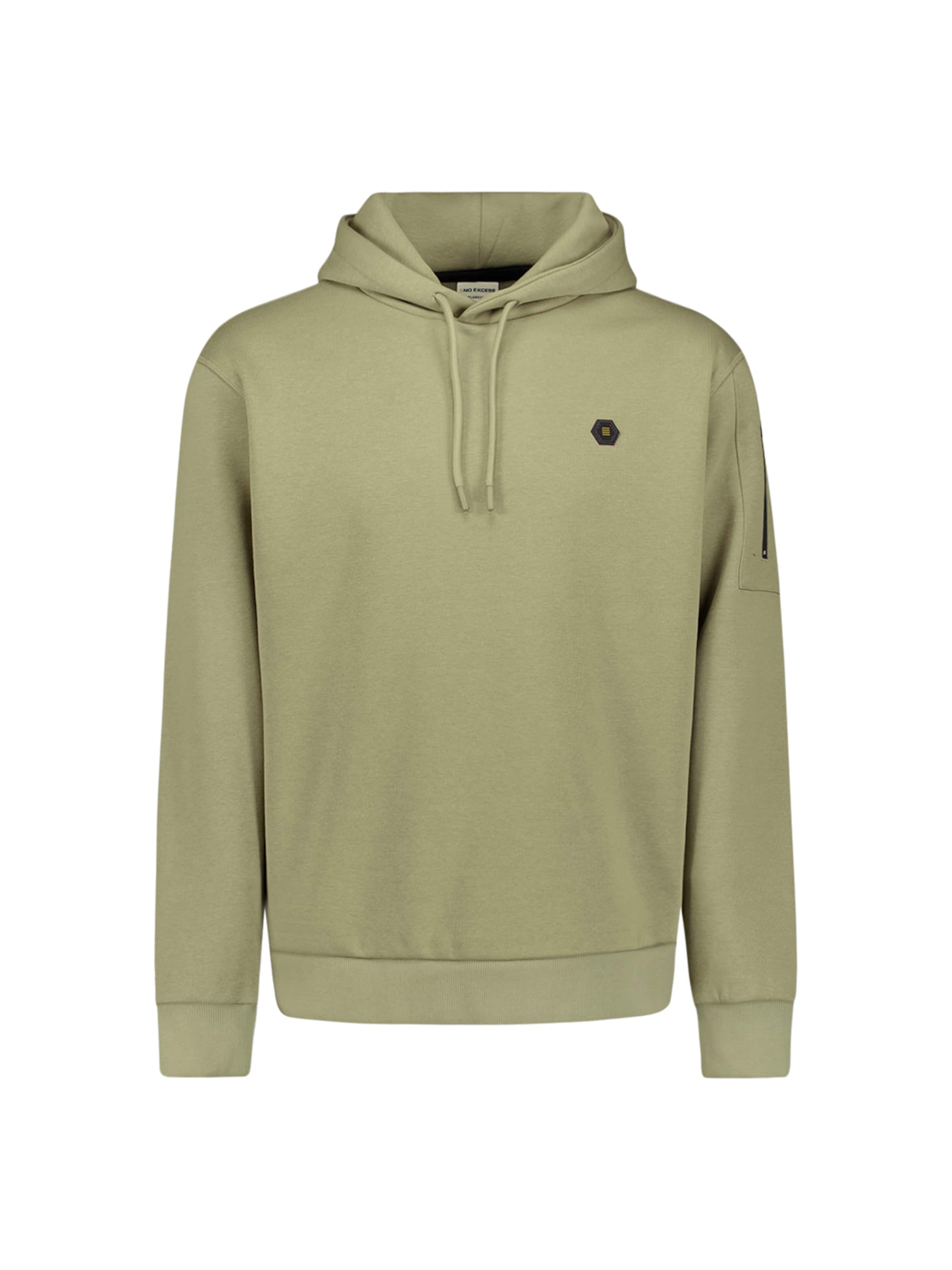 No Excess Sweatshirt in Groen: voorkant