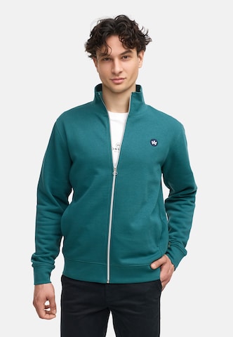 Veste de survêtement Kronstadt en vert : devant