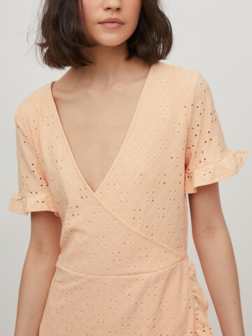 VILA Obleka 'Kawa' | oranžna barva