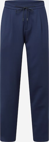 HUGO Pleat-Front Pants 'Helios212' in Blue: front