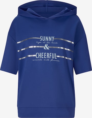 Sweat-shirt heine en bleu : devant