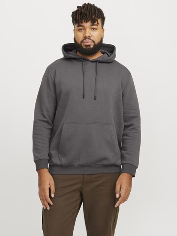 Jack & Jones Plus Μπλούζα φούτερ 'JJEBradley' σε γκρι: μπροστά