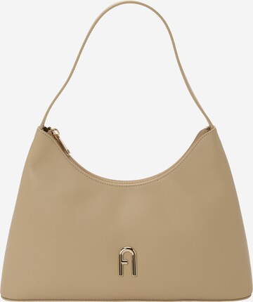 FURLA Shoulder Bag 'DIAMANTE S' in Brown: front