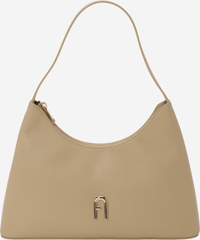FURLA Shoulder bag 'DIAMANTE S' in Light brown / Gold, Item view