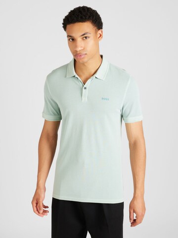 BOSS Regular Fit Poloshirt 'Prime' in Grün: Vorderseite