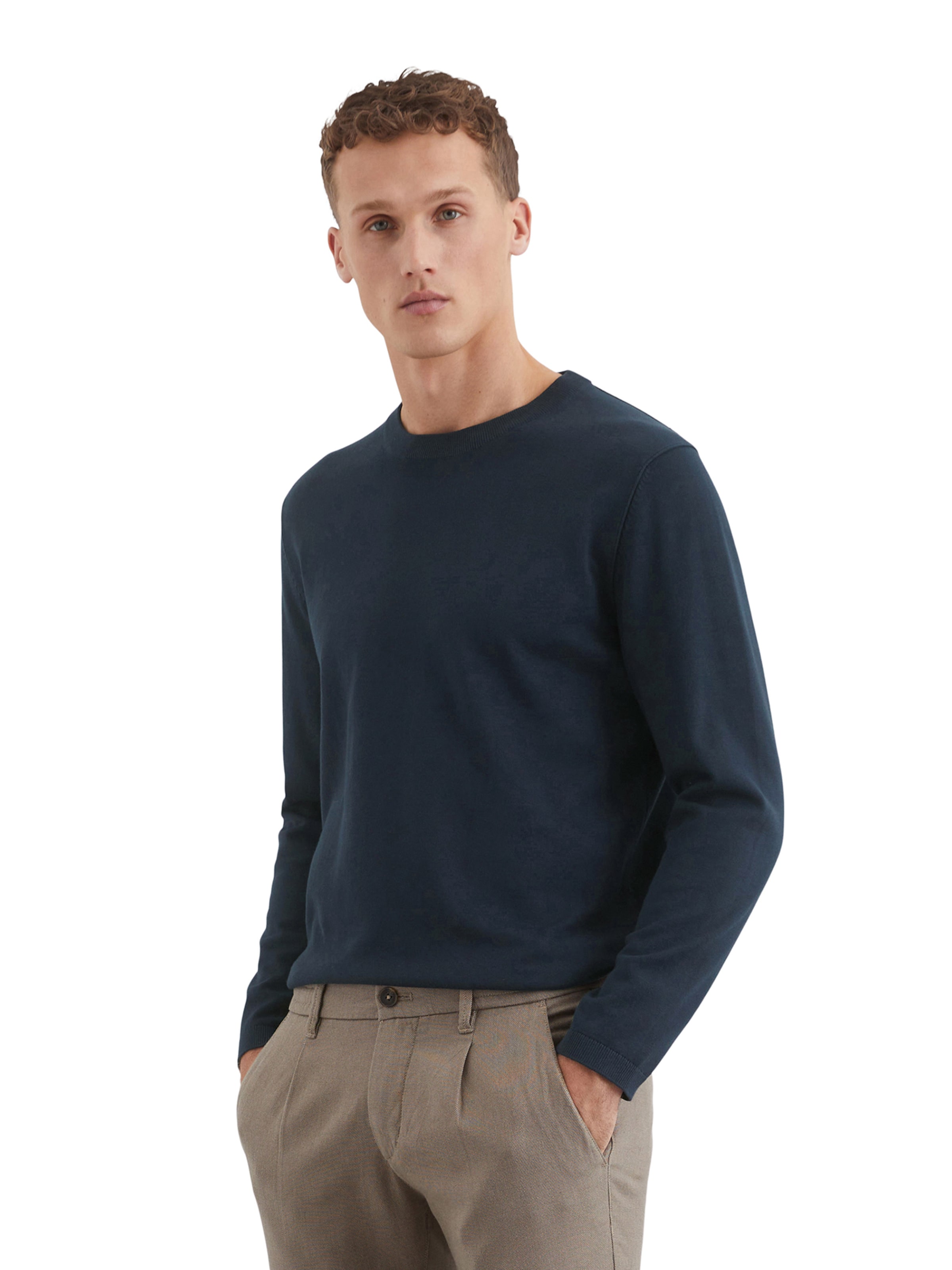 Pull-over Marc O'Polo en bleu : devant